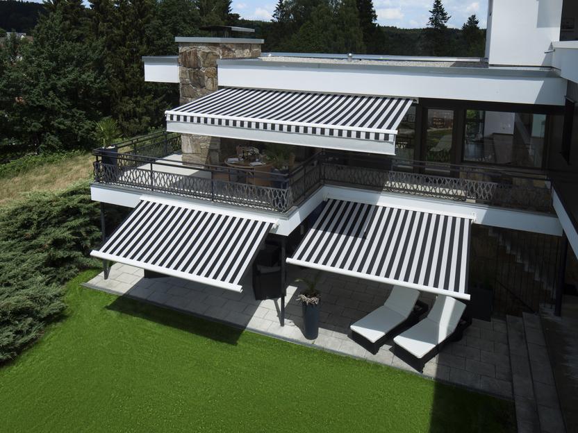 Individueller Sonnenschutz vom Tischler Drei individuelle Sonnenschutz-Lösungen vom Tischler an Haus